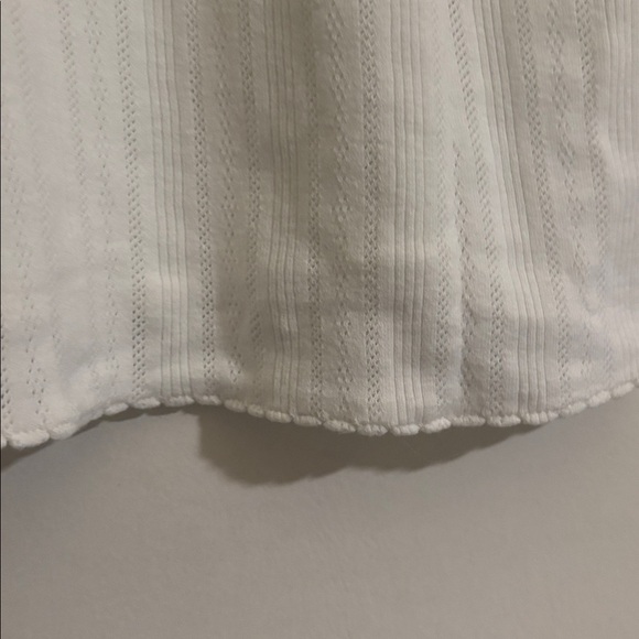 🥡 J. Crew Pointelle Tshirt - Picture 7 of 10